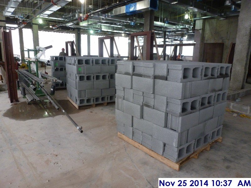 Block delivery for the 1st floor cells Facing West